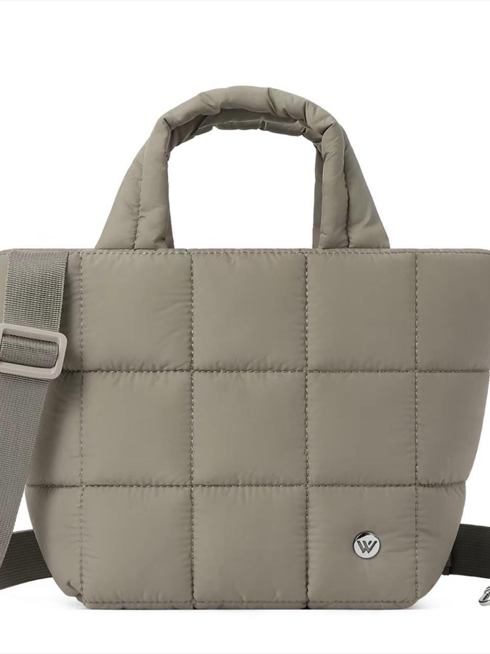 Quilted Puffer Tote Bag